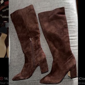 NEW brown suede ALDO boots